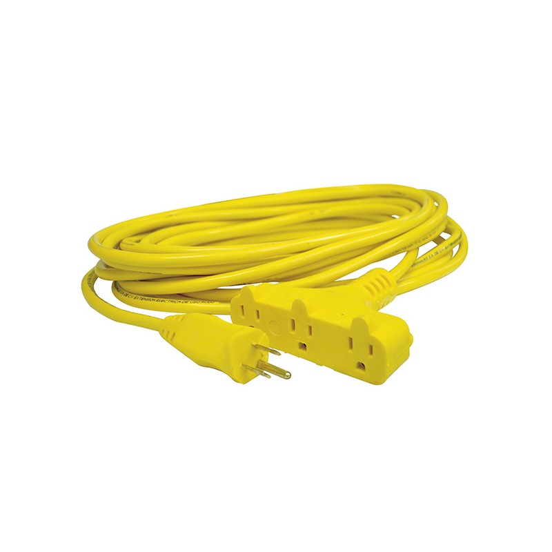 EXTENSIÓN ELÉCTRICA TRIPLE USO RUDO TIPO ABANICO