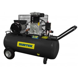 COMPRENSOR CON TRANSMISION DE BANDA 100 LTS