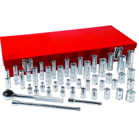 JUEGO DE DADOS Y ACCESORIOS CUADRADO 1/4" COMBINADOS