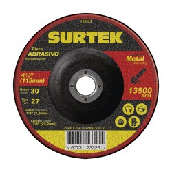DISCO ABRASIVO PARA CORTE METAL DE 4 1/2"