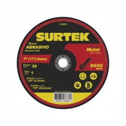 DISCO ABRASIVO PARA CORTE METAL DE 7"