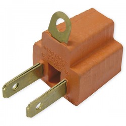 ADAPTADOR ATERRIZADO POLARIZADO DE PVC