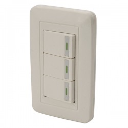 APAGADOR TRIPLE LINEA EUROPA