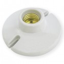 PORTALAMPARA DE PORCELANA REDONDO PARA TECHO 4"