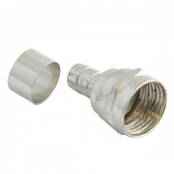 CONECTOR TIPO CAMPANA  RG59 PARA TV 