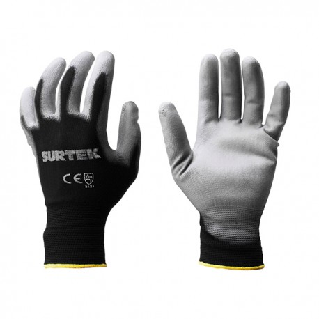 GUANTES DE NYLON CON RECUBRIMIENTO DE POLIURETANO