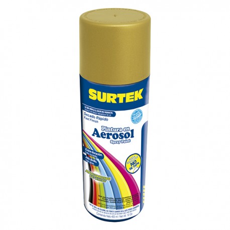 PINTURA EN AEROSOL ORO MÉTALICO